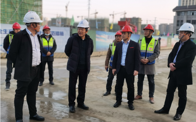 Liu Guomin, Chairman of Orient Group, visited Wenhe Jiayuan Project for inspection and guidance